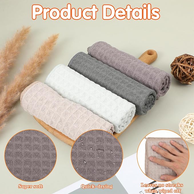 4 Pcs Barista Towel, Espresso Machine towel 12.2" Extra Thick Microfiber Coffee - Image 3