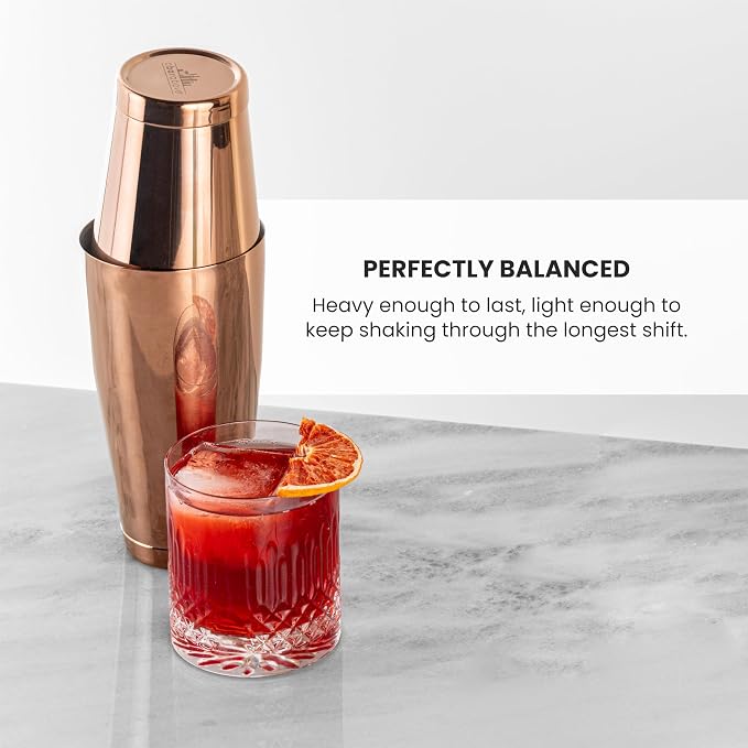 A Bar Above Professional Boston Shakers Set 18 oz Weighted Stainless Steel - Image 4