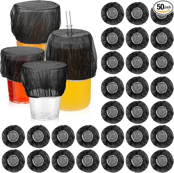 Baderke 50 Pcs Disposable Cup Covers by Baderke