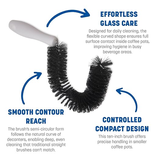 SPARTA 4015300 Polyester Curved Brush, Coffee Decanter Brush - Image 3