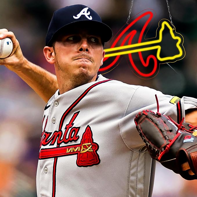 Balanar Braves Neon Signs For Wall Decor, Baseball Team Neon Light for Bedroom - Image 7