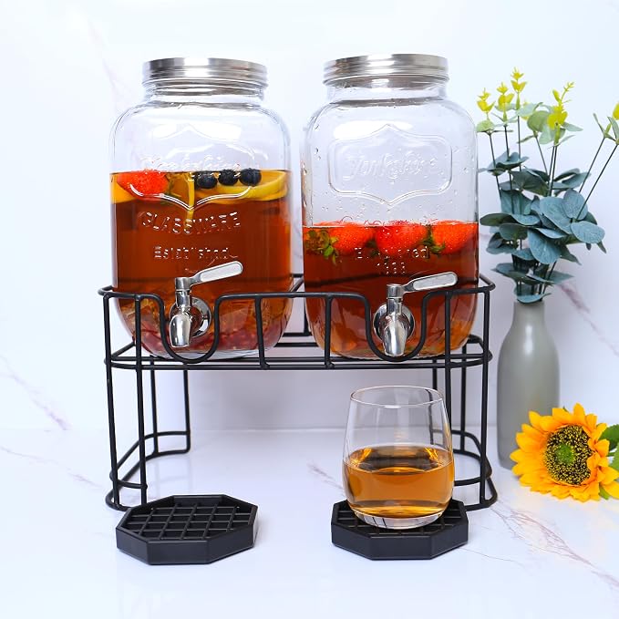 Drip Tray 4" Octagon Countertop Beverage Dispenser Cup Drip Catcher - Image 6