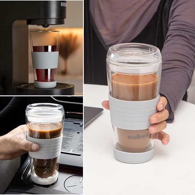 16oz Double Wall All Glass Tumbler - Image 5