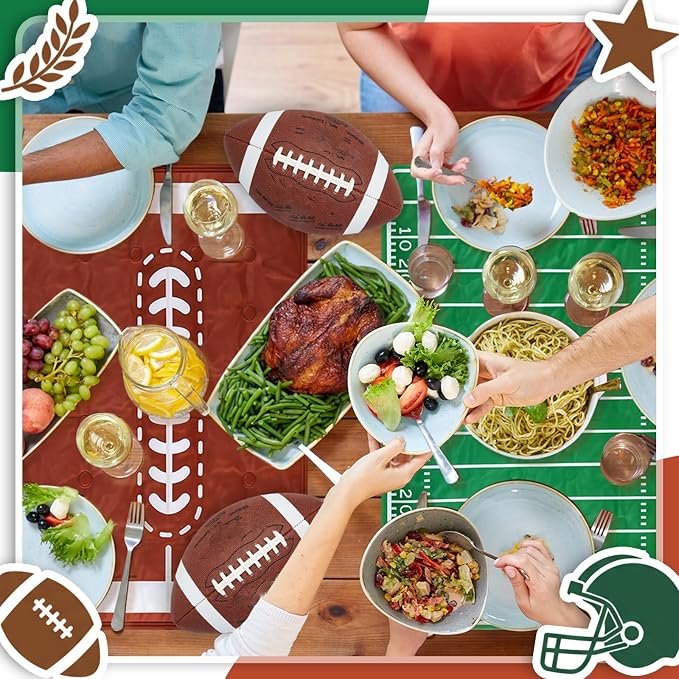 Reallnaive 2 Pcs Football Charcuterie Ice Mat Reusable Freezable Food Cooling - Image 3
