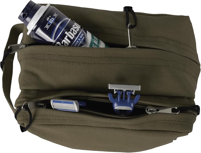 Rothco Canvas Dual Compartment Travel Kit - Image 3