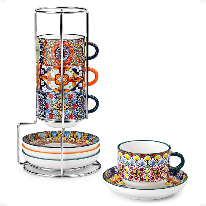 vancasso 8 Oz Stackable Espresso Cups by vancasso