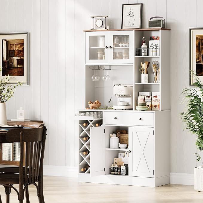 IDEALHOUSE 72 Inch Tall Kitchen Pantry Cabinet - Image 7