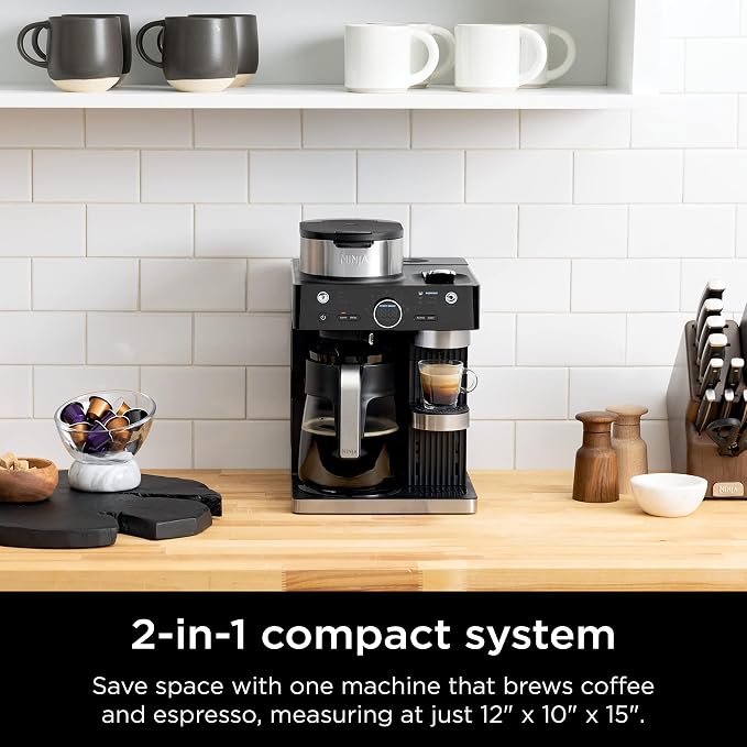 Ninja Espresso & Coffee Maker & Barista System, 3 Espresso Brew Styles - Image 8