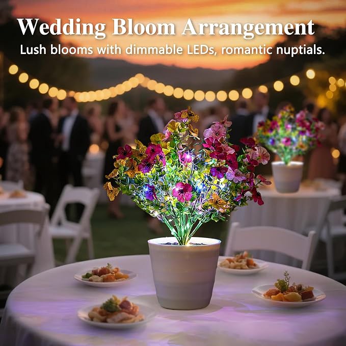 Artificial Multicolor Flower Lamp Night Light - Image 6