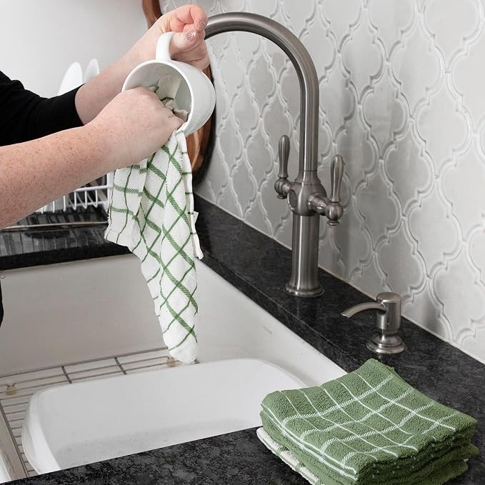 Ritz Premium 3-Pack Kitchen Towel & 6-Pack Dish Cloth Set - Image 5