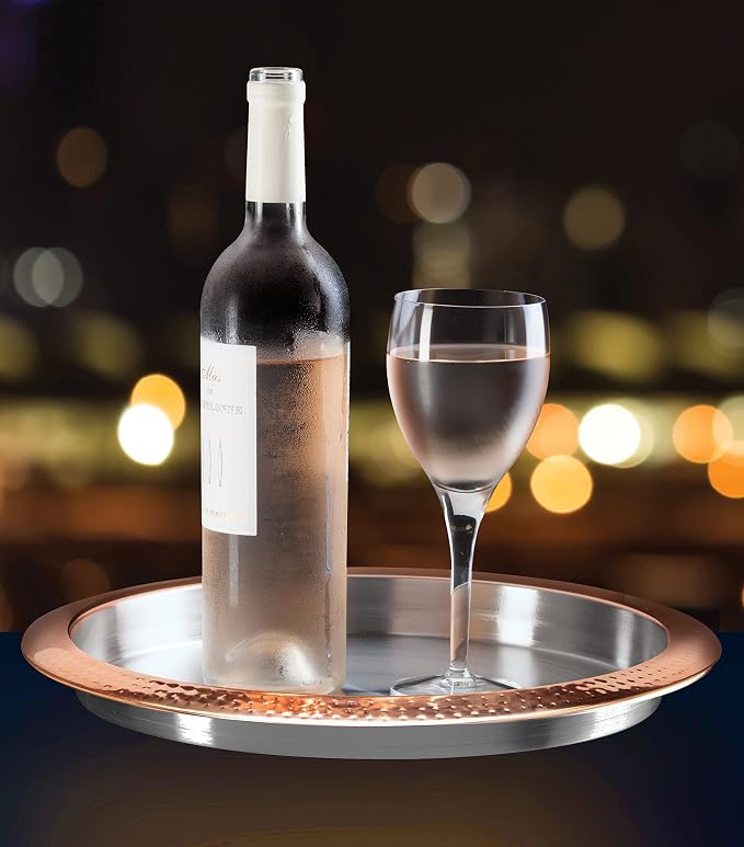 OGGI Round Stainless Steel Tray - Image 5