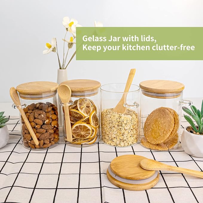 Airtight Food Storage Containers, Glass Canister - Image 6