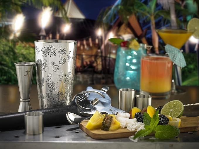 Barfly Cocktail Tin, Large 28 oz, Stainless Steel - Image 6