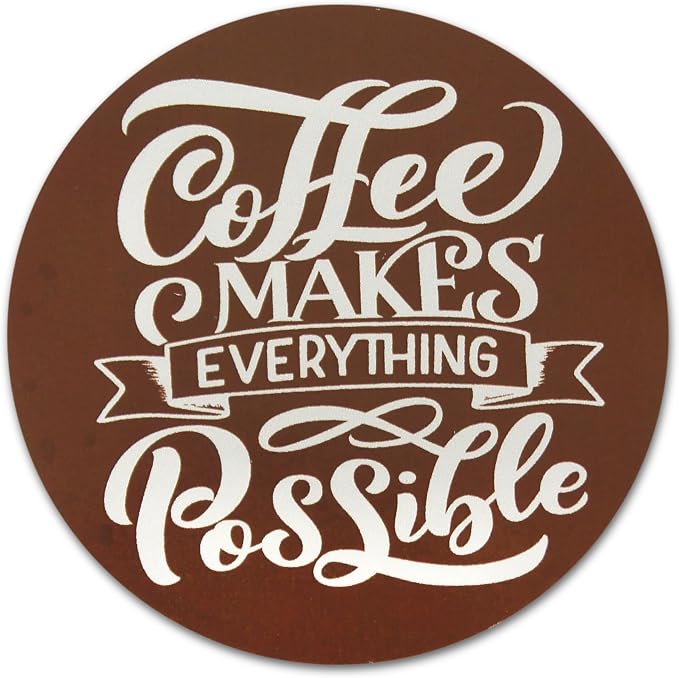 Novel Merk Coffee Word Art Vinyl Stickers - Image 2