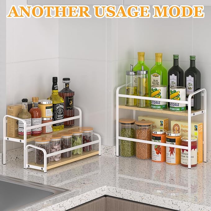 Coffee Syrup Organizer 3-Tier, 12 Bottles Capacity Coffee Syrup Rack, Syrup - Image 7