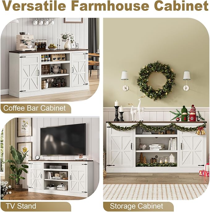 XVD 66" Farmhouse Coffee Bar - Image 5