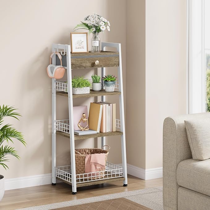 Gewudraw 4-Tier Ladder Shelf - Image 2