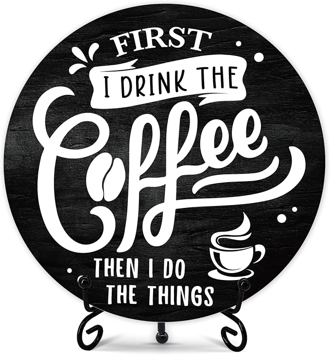 Coffee Bar Sign, Coffee Decorations by BXVRT