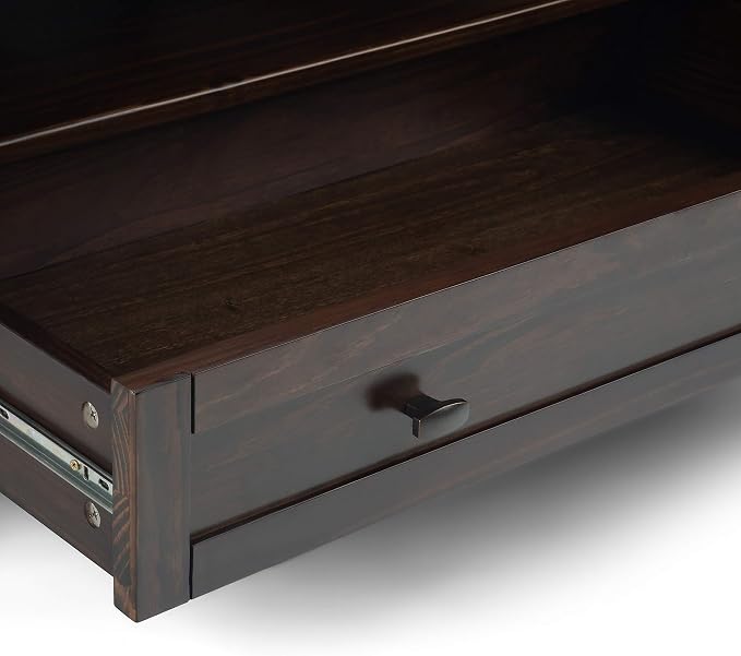 SIMPLIHOME Warm Shaker Square Coffee Table - Image 6