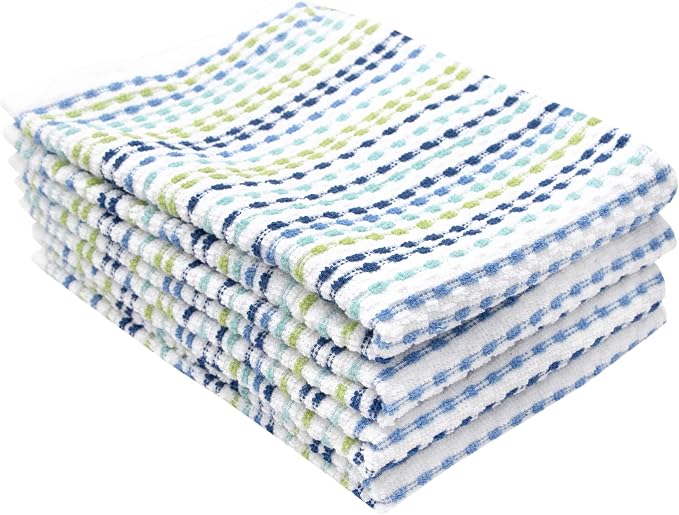 Ritz Pebble Bar Mop, Cool Blue Green, 4 Towel Set by RITZ