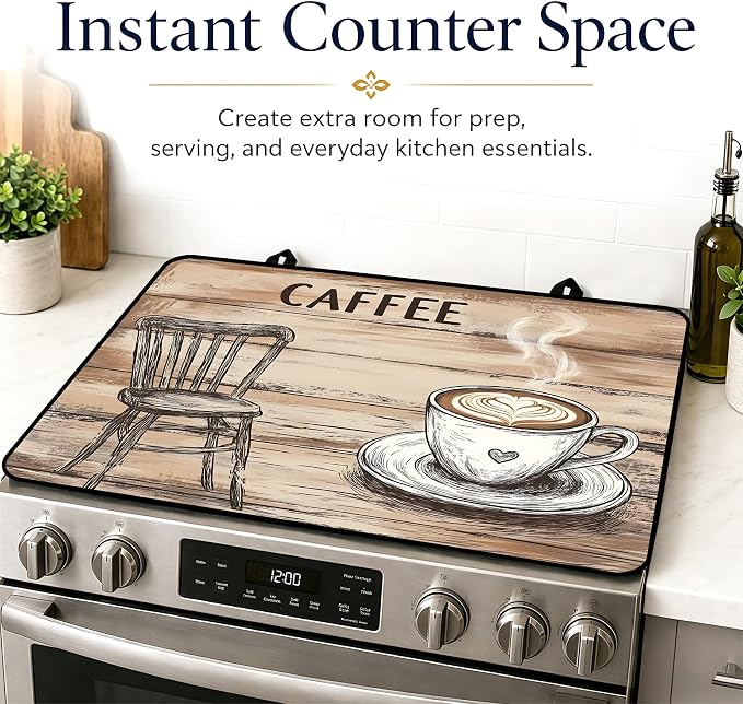 Multi-Design Stove Top Cover for Glass/Electric Stoves, 3-in-1 Counter - Image 7