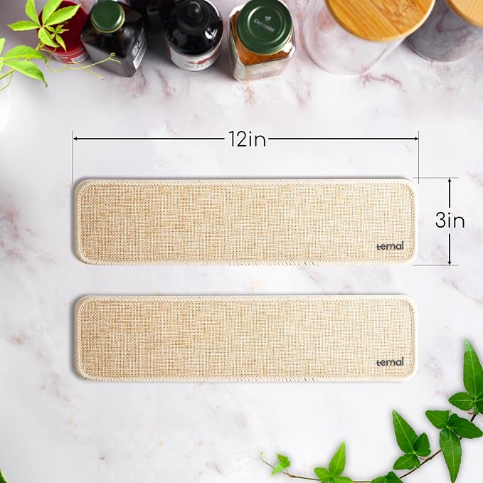 Ternal Harvest Burlap Coffee Bar Mats – 3x12in Drying Mat - Image 2
