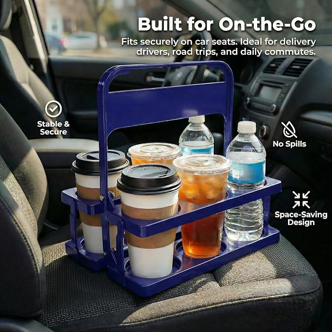 6 Cup Drink Carrier for Delivery - Image 6