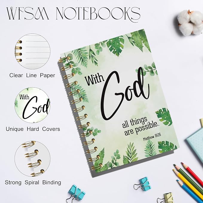 WFSM Inspirational Christian Notebook - - Image 2