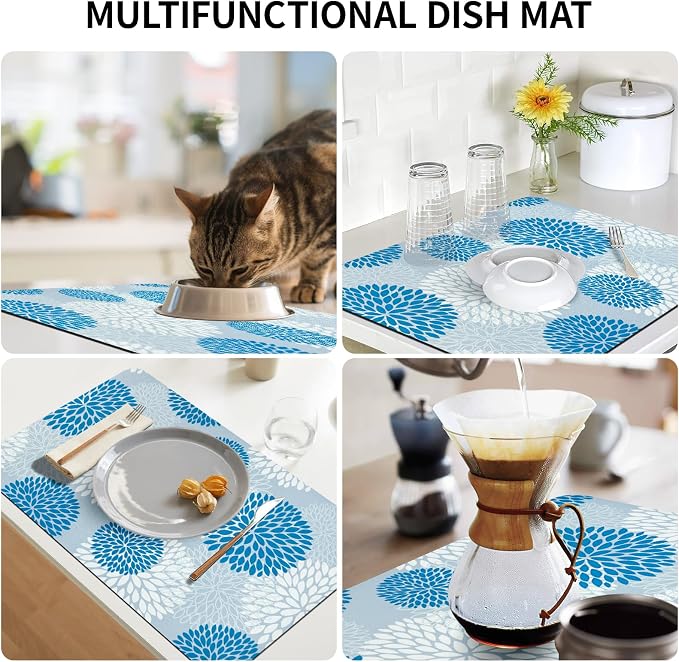Dish Drying Mat, Dish Mat Drying Kitchen Mat - Image 7