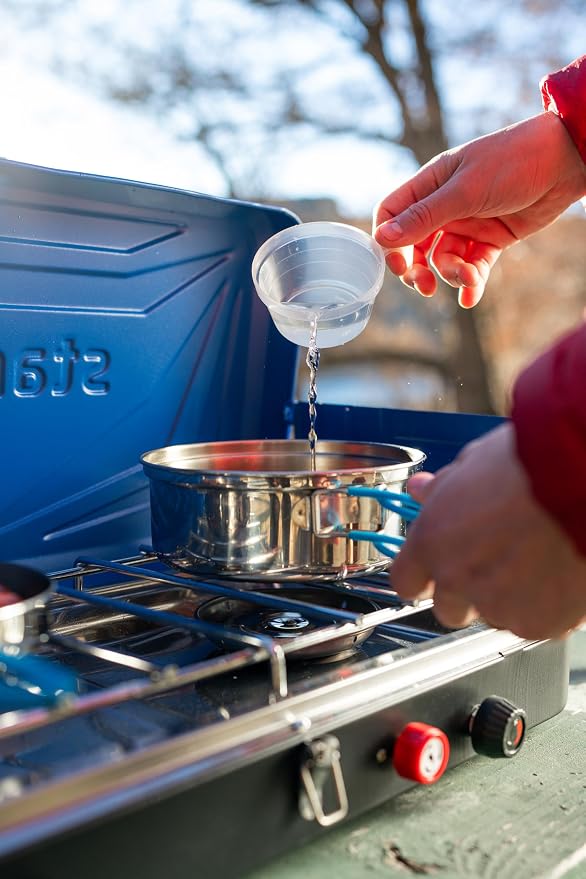 Stansport Stainless Steel Camping Cookware Set – Durable Nesting Mess Kit - Image 5