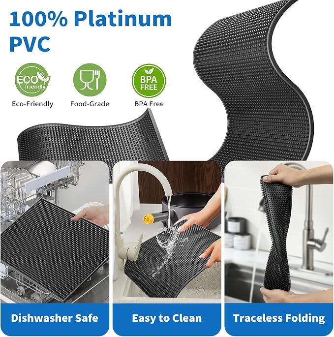 Premium Bar Mat, Premium A Bar Above Heavy Duty Bar Mat, 0.4in Thick Durable - Image 3