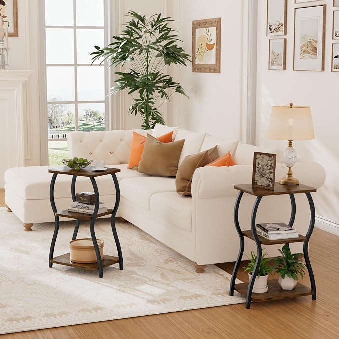 JUSTOGO Side Table, Small End Table - Image 6