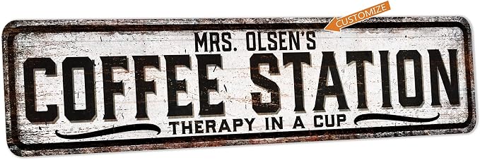 Custom Coffee Bar Sign - Image 4