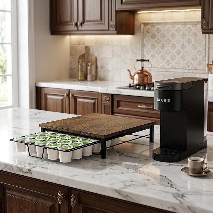 K Cup Holder Organizer, Coffee Pod Drawer Holder Capsule Storage Organizer - Image 7