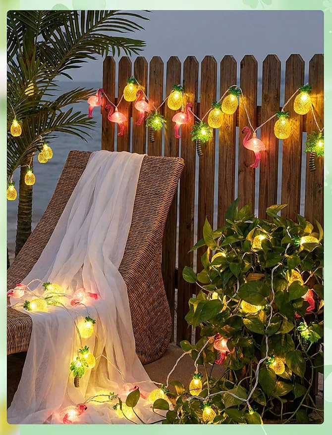 8.5Ft Summer Beach Hawaiian String Lights Outdoor - Image 4