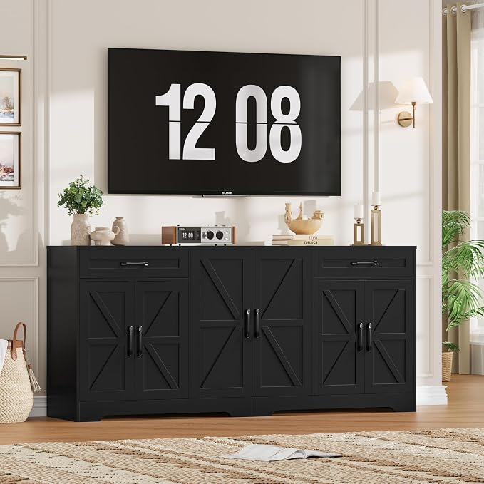 BOTLOG 71” Large Sideboard Buffet Cabinet - Image 5