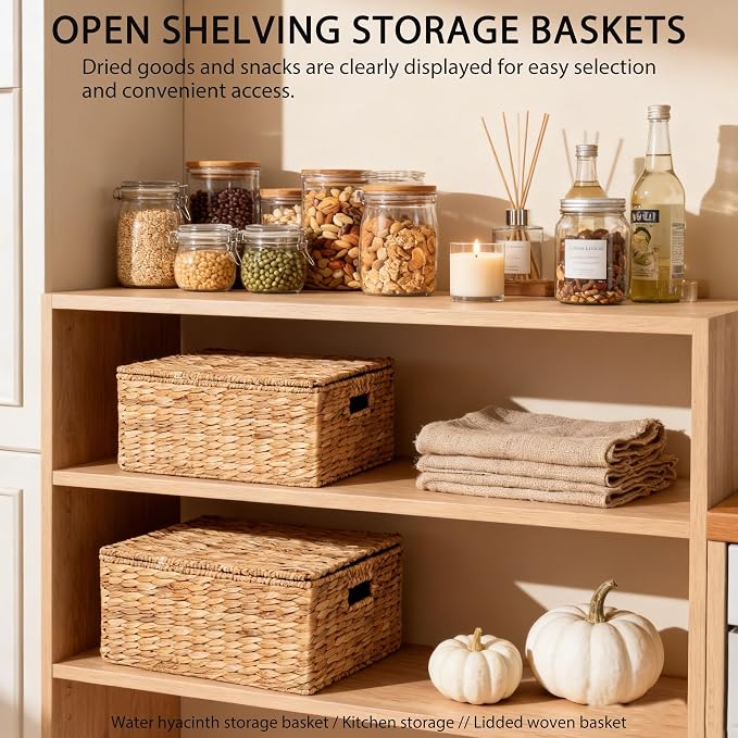 Large Water Hyacinth Storage Basket - Image 2