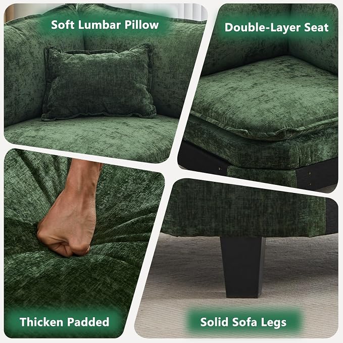 Corner Seat for Sectional Sofa, Modular Cloud Couch - Image 5