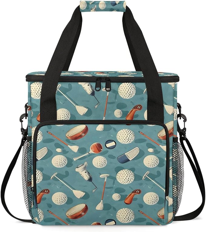 Golf Ball Sports Theme Coffee Maker Carring Bag, Large Insulated Storage by Home