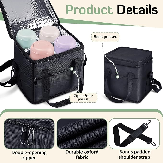 INFANZIA Insulated 4 Cup Drink Carrier - Image 4