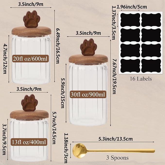 Glass Coffee Canister Set - Image 2