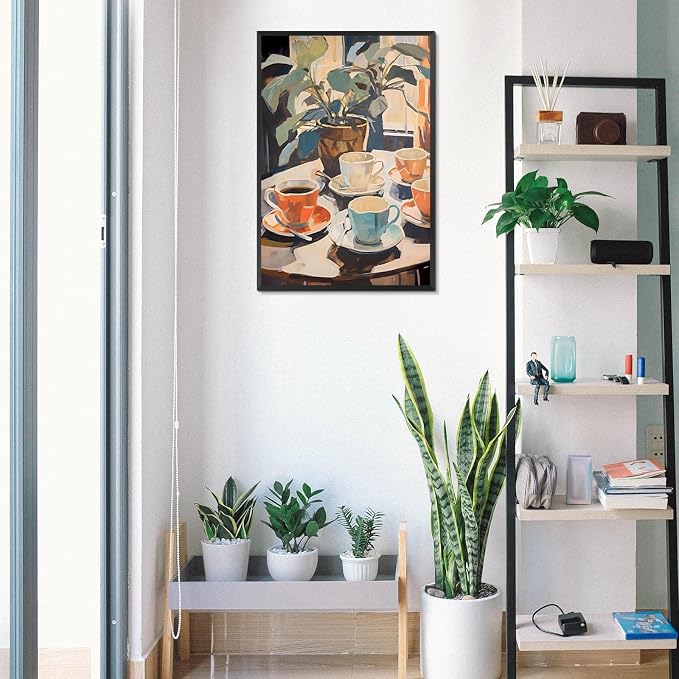 Vintage Coffee Poster Food Wall Art Canvas Cozy Charm Kitchen And Coffee Bar - Image 6