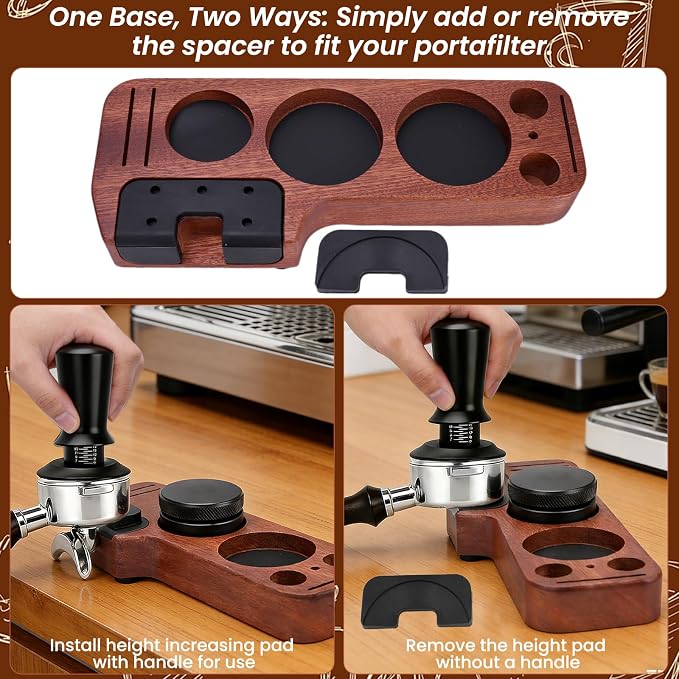 9 Pack Espresso Tamper Station&Coffee Distributor Tamper&Espresso WDT - Image 6