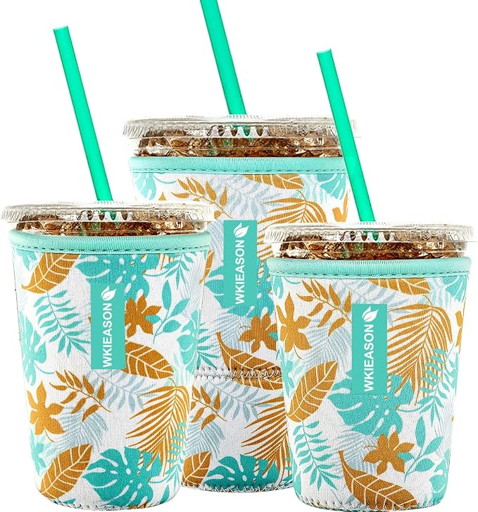 Reusable Iced Coffee Insulator Sleeve by WKIEASON