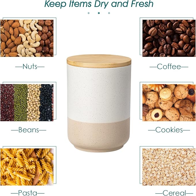 vancasso Sabine Large Ceramic Canister Set - Image 6