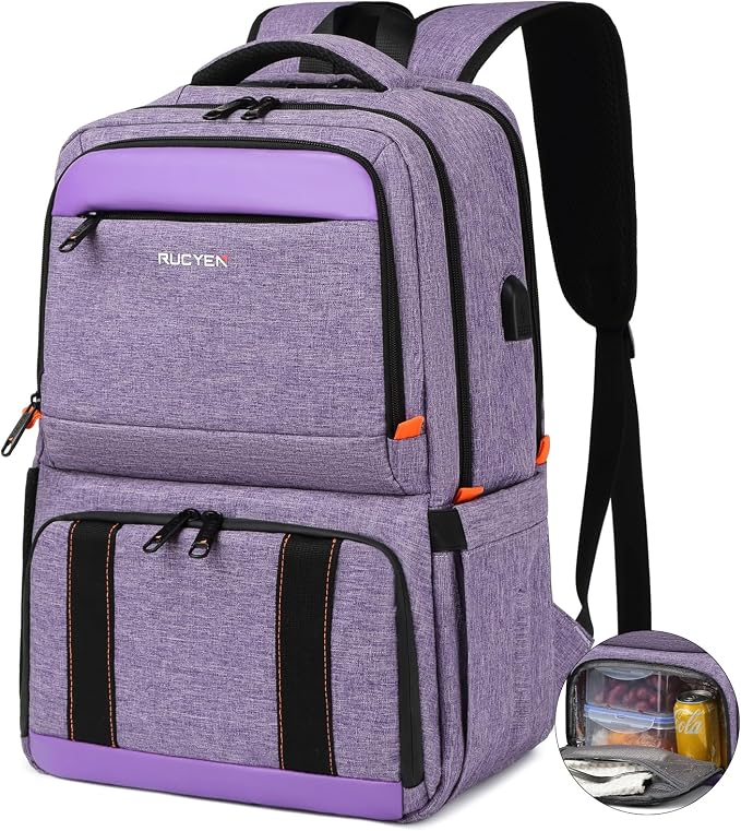 RUCYEN Lunch Backpack, Insulated Cooler Backpack Lunch Box by RUCYEN