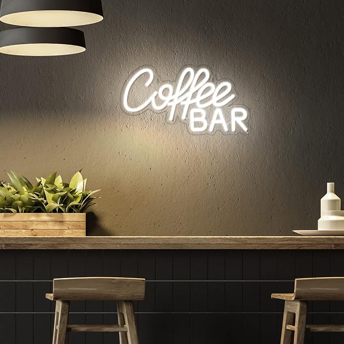 Kathfly Coffee Bar Neon Sign LED Neon Decor Modern LED Wall Sign - Image 5