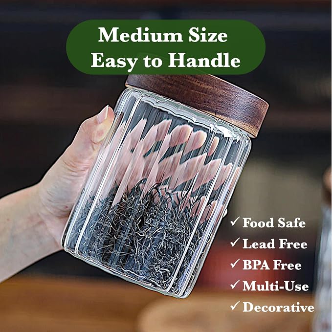 Decorative Borosilicate Glass Jar - Image 5