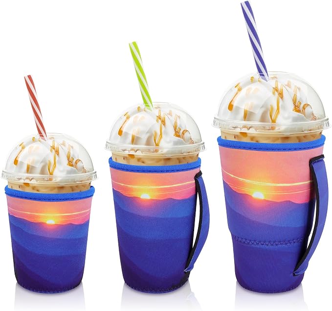 Iced Coffee Sleeve Insulator Sleeves by AJLTPA