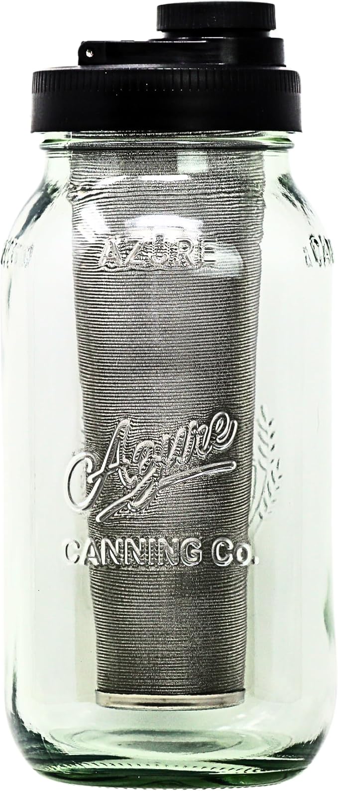 Brewing America Mason Jar Cold Brew Coffee Maker Infuser: Made in USA Wide by BrewingAmerica